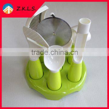 7 Components Eco-friendly Kitchen Utensil Set With Stand photo-4