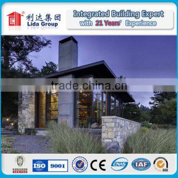 China  prefabricated light gauge steel luxury villa house