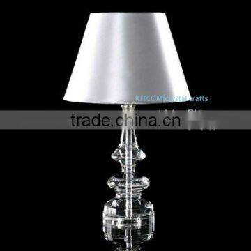 modern crystal beside lamp for hotel decoration