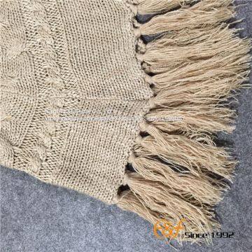 Spring Autumn Ladies Knitting Cardigan Sweater Cape photo-2