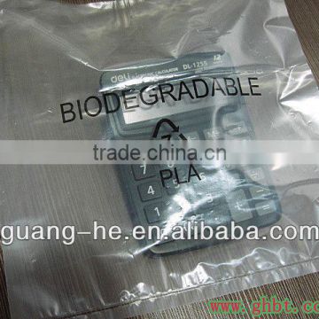 100% Biodegradable eco-friendly PLA plastic bag for electric calculator