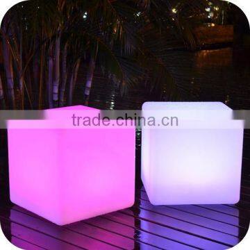Colorful Glowing Light Cube Table/ Illuminated Furniture Led Cube Chair photo-3