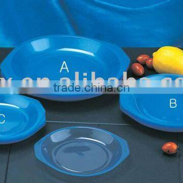 6" plastic plate