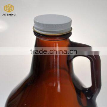 64oz/2L Round Amber Glass Beer Growler photo-3