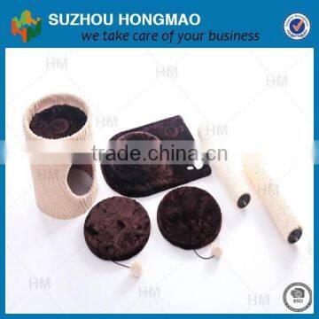 China Factory Supply Pet Cat Wooden Scratching Post Toy photo-3