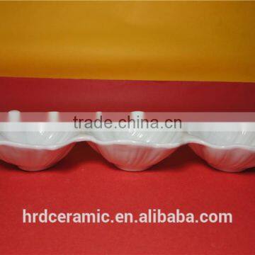 Stocked Wholesale Best Prices Porcelain Bowl Ceramic Dish Leaf Shape photo-5