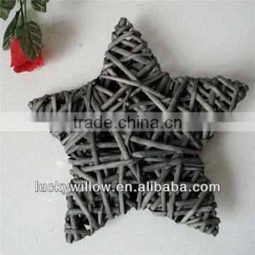 wicker decoration basket willow pentagram pendants