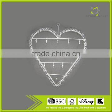 Jewelry Organizer Hanging Heart Shape Earring Holder photo-2