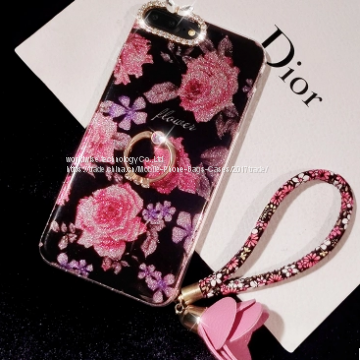 Beautiful Diamond Silicone Cell Phone Cover Case Diamond Mobile Phone Cases for IPhone7/7Plus/6/6s/6plus/6splus Tpu Case photo-5
