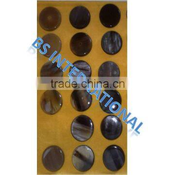 Buffalo Horn Bone Button Blanks photo-2