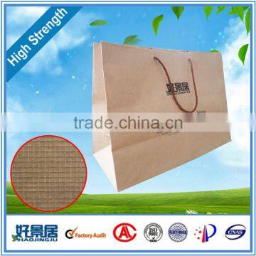 Recycled Flat Handle Brown Krafts Paper Bags Custom, Kraft Paper Shopping Bag photo-3