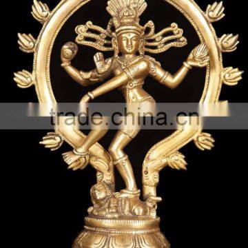 Whoelsale Regional Feature Home Decor Metal Craft Shiva Bronze Statue photo-4