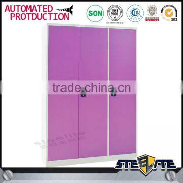 Henan Steelite 3 Door Metal Wardrobe Godrej Almirah Designs With Price photo-4