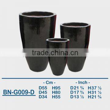 GLAZED CERAMIC OUTDOOR POT BN-G009 photo-4