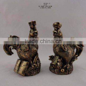 Russia Resin New Year Chicken Statue photo-2