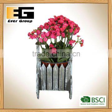 Wooden Cart Garden Planting Flower Pot/Decoration photo-6
