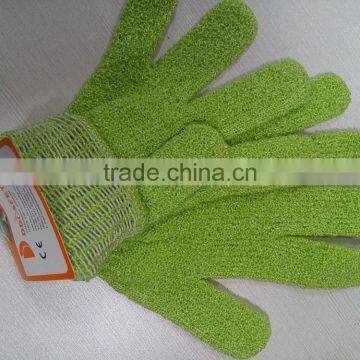DDSAFETY Wholesale In China Pink Nylon Bath Gloves photo-2