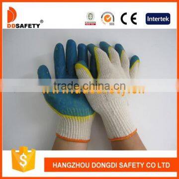 DDsafety Knitted Latex Gloves Coating Latex Cotton Gloves