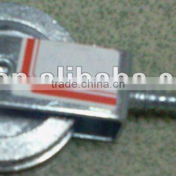 round hook pulley with sliding aluminium wheels