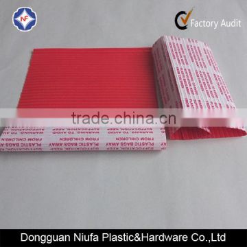 Red logo printed gang paper coated twist tie for food packing