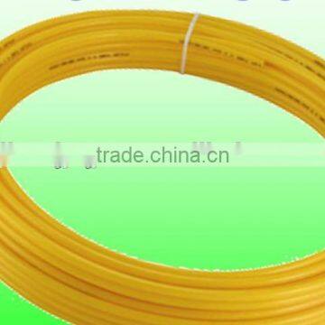 Corrosion Resistance Nylon coiled hose 12mm*9mm Tubing Coiled Yellow Used For Machinery for pneumatic tube