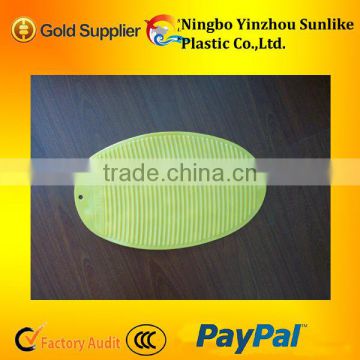 pvc fish shaped osculum type washboard/scrubboard