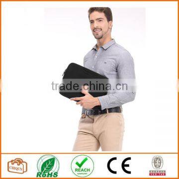 Laptop Case, PLEMO Nylon Lycra Fabric 14 Inch Laptop / Notebook Computer Case Briefcase Bag Pouch Sleeve, Black photo-4