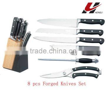 8 pcs forged knife set