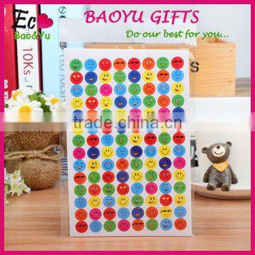 Colorful Emoji Emotion Sticker Parents And Teachers Reward Praise Emotional Smile Paper Removable Adhesive Stickers