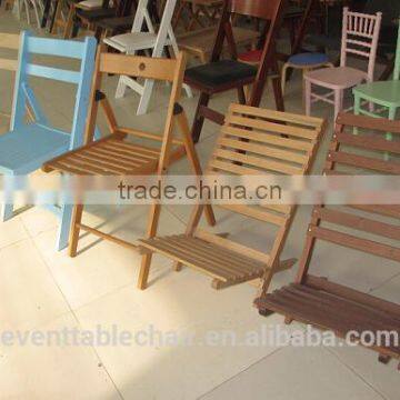 wholesale japanese style floor chair foldable chair wooden folding slat chair