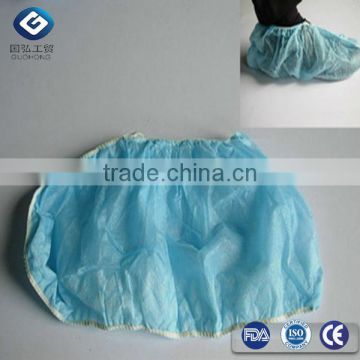 Fine quality new products green disposable shoe covers with print