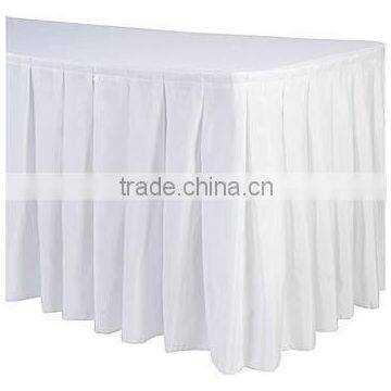 Accordian Polyester Table Skirt photo-2