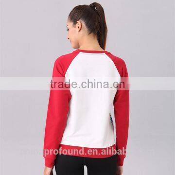 Custom Wholesale Raglan Sleeve Sweatshirt Women Ladies Camo Printing Raglan Sweatshirt photo-2