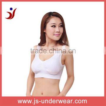 2014 hot style cotton tube bra top, Sport bra for new style wholesale,JS-8191, B/C cup, Accetp OEM