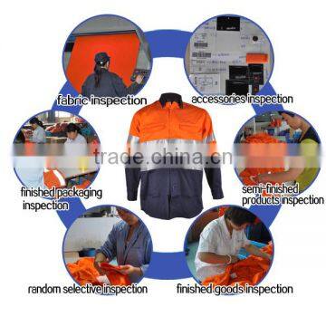 Drill Work fr Shirt for Industrial Safety Uniform