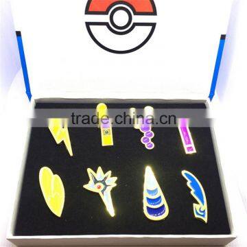 Wholesale Hot Sale Good Quality Cartoon Japanese Animation Pokemon Memorial Badge Set for Children Birthday Gifts photo-3