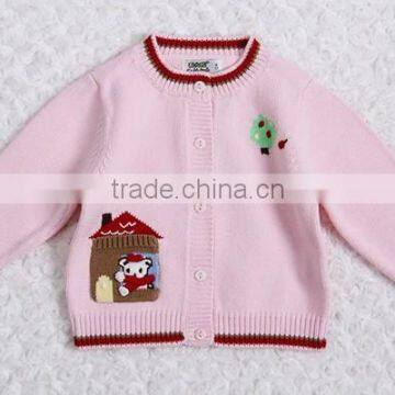 Dongguan Manufactured Kids Thick Wool Knit Sweater Coat Pattern photo-3