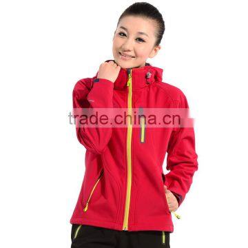 Hoodies Casual Waterproof Breathable Outdoor Women Softshell Jacket