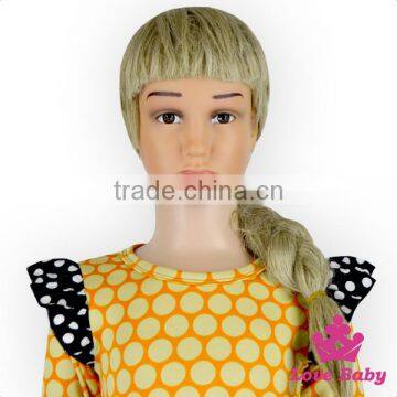 Flutter Sleeve Pearl Dress Baby Frock Design Pictures Halloween Baby Dress photo-2