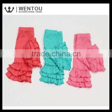 China wholesale baby cute Knit ruffle pants