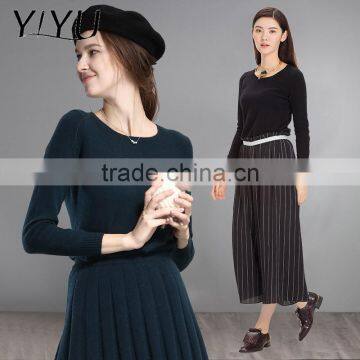 Winter Casual Women O-neck Cashmere Pullover Sweater photo-4