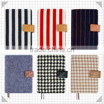 2017 New Style A5/A6 Cloth Cover Daily Planner/weekly Planner With Clasp/loose Leaf Metal Clip photo-2