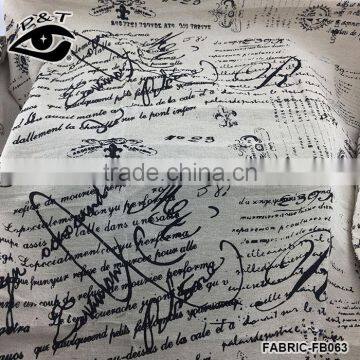 100% Polyester Linen Look Fabric With PU/PVC Coating For Bags/Luggages/Garment /Sofa Using photo-3