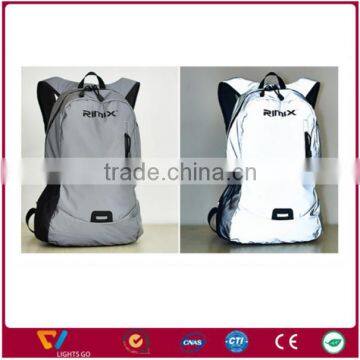 Waterproof high light Basketball Backpack Bag Cycling Reflective Backpack With Helmet Bag