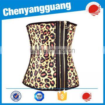 Wholesale Animal Print Latex Waist Shapewear Corset photo-6