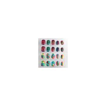 Many colors Leopard pattern Kids Fake Nails , racking Kids false nail