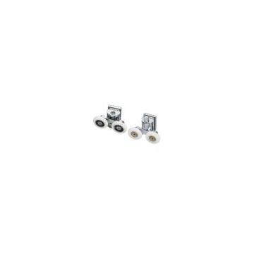 Sliding roller set for shower enclosure