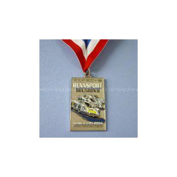 Neck Lanyard Racing Car Medals