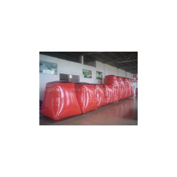 Red Paintball Field Equipment Inflatable Paintball Bunker BUN05