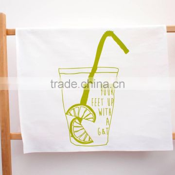 funny promotion gifts print cotton tea towel